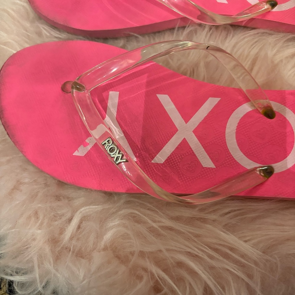 Y2K 2000s Pink Roxy Sandals - Picture 2 of 3